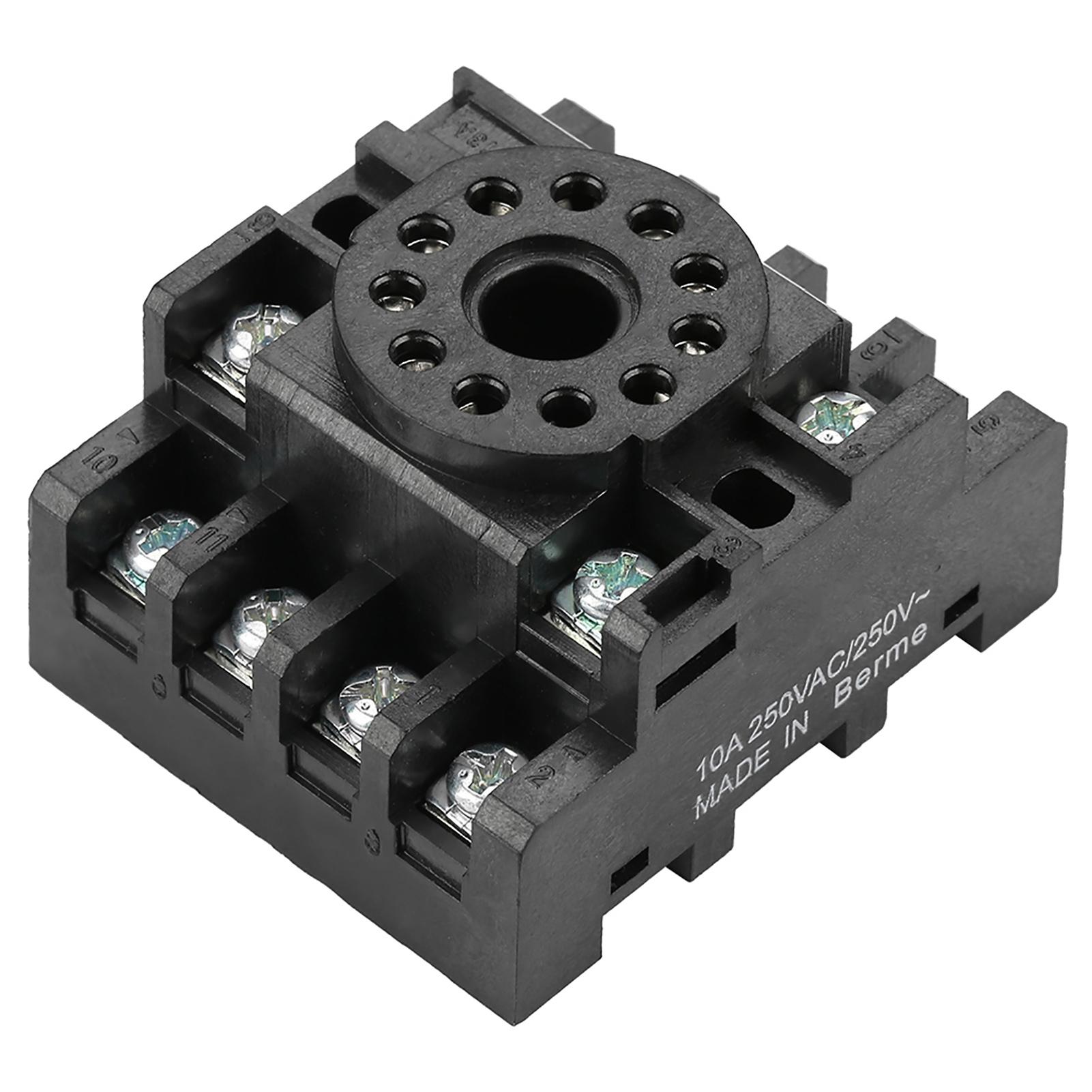 PF113A 11 Pins Power Relay Base Socket for JQX‑10F JTX‑2C Time Relay
PF113A 11 Pins Power Relay Base Socket for JQX‑10F JTX‑2C Time Relay