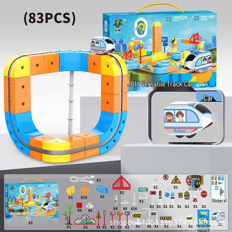 2025 Magnetic Building Blocks Track Car Set - Transformable Educational Toy for Kids, Boys & Girls, Perfect Birthday Gift
2025 Magnetic Building Blocks Track Car Set - Transformable Educational Toy for Kids, Boys & Girls, Perfect Birthday Gift