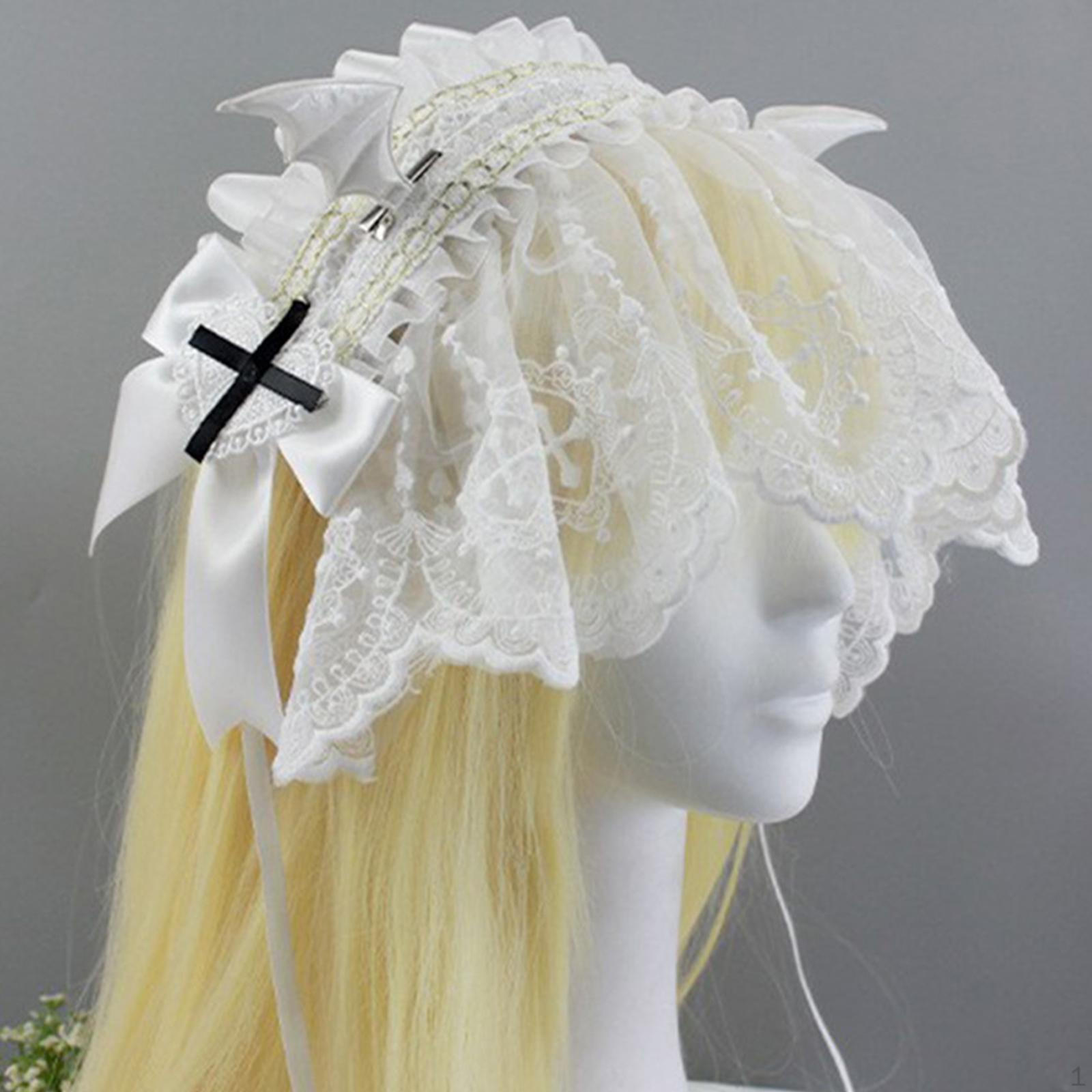 Модная повязка для волос Лолита для косплея на Хэллоуин белый
Модная повязка для волос Лолита для косплея на Хэллоуин белый