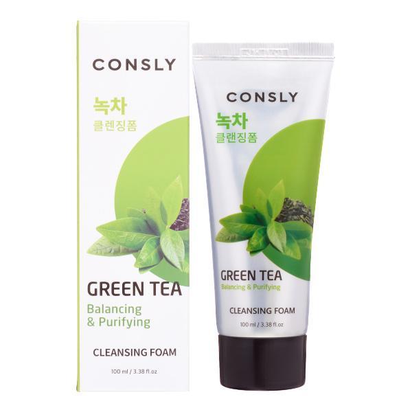 Балансирующая кремовая пенка для умывания с экстрактом зеленого чая CONSLY Green Tea Balancing Creamy Cleansing Foam 100мл
Балансирующая кремовая пенка для умывания с экстрактом зеленого чая CONSLY Green Tea Balancing Creamy Cleansing Foam 100мл
