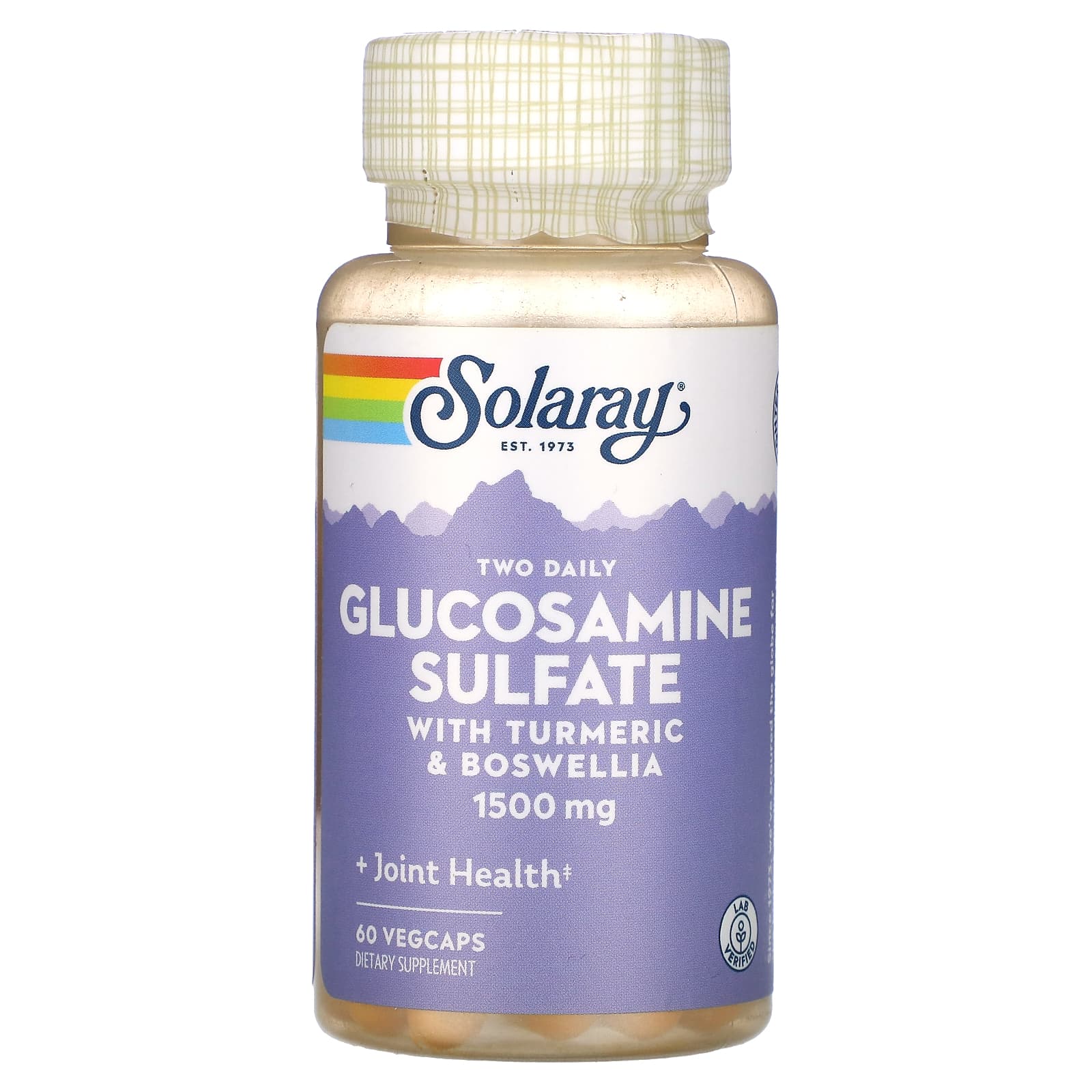 With Glucosamine Sulfate, Turmeric and Boswellia, 1,500Mg, 60 Veggie Capsules (750Mg per Capsule)
With Glucosamine Sulfate, Turmeric and Boswellia, 1,500Mg, 60 Veggie Capsules (750Mg per Capsule)