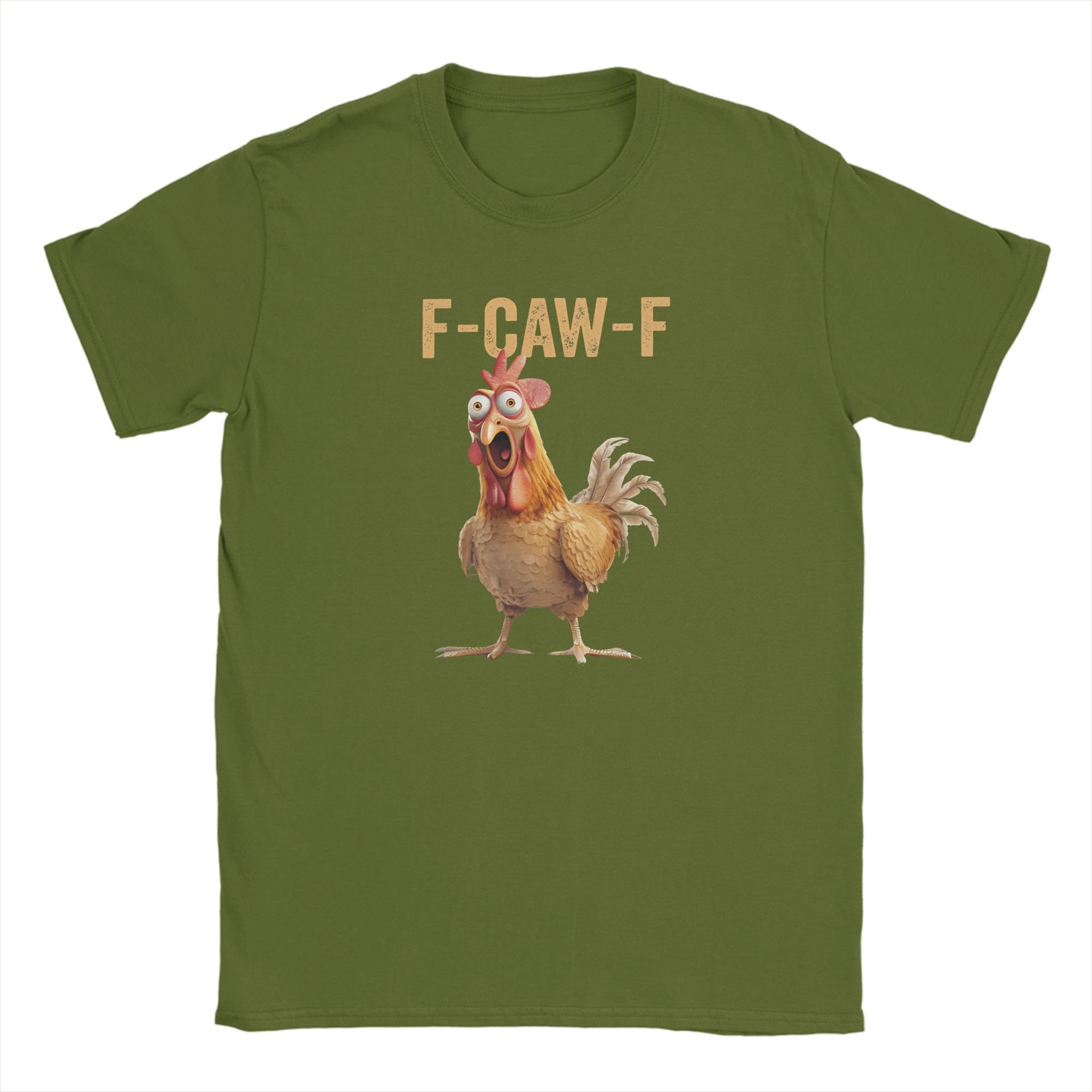 F-Caw-F Chicken T Shirts for Men Pure Cotton Novelty T-Shirt Crew Neck Tees Short Sleeve Clothes Birthday Present 4XL
F-Caw-F Chicken T Shirts for Men Pure Cotton Novelty T-Shirt Crew Neck Tees Short Sleeve Clothes Birthday Present 4XL