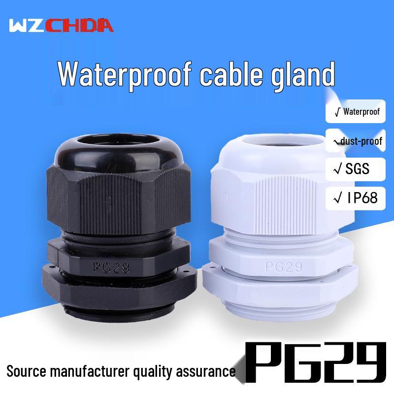 Водонепроникний нейлоновий кабельний ввід PG29, двосторонній з єднувач Black with gasket
Водонепроникний нейлоновий кабельний ввід PG29, двосторонній з єднувач Black with gasket