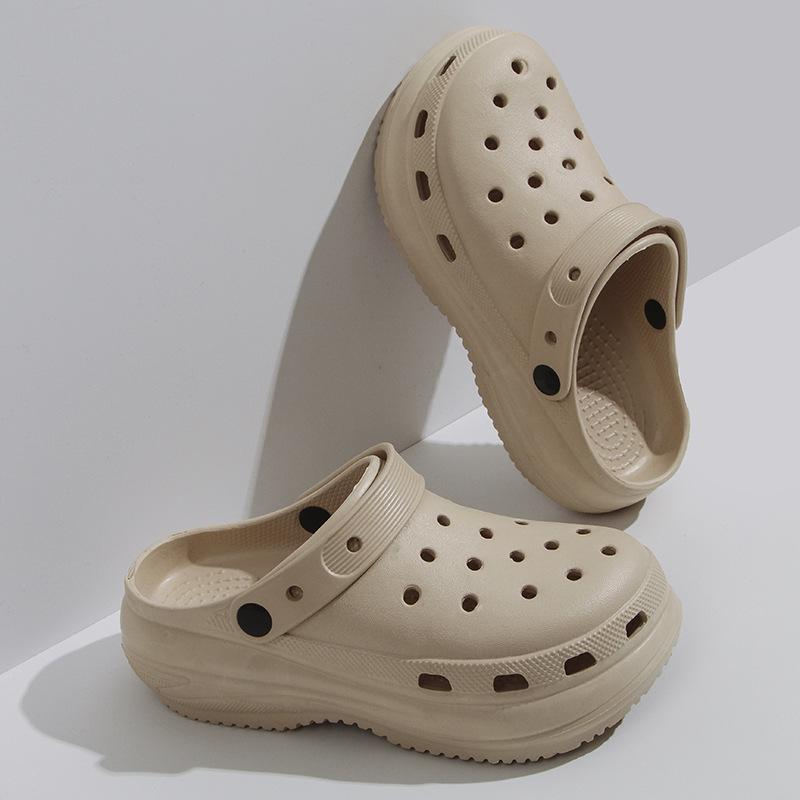 Женские сандалии на толстой подошве с отверстиями, новинка лета, увеличивающие рост, пляжные, для моря, сумка-голова, полушлепанцы женские 40-41 size recommended 39-40 feet
Женские сандалии на толстой подошве с отверстиями, новинка лета, увеличивающие рост, пляжные, для моря, сумка-голова, полушлепанцы женские 40-41 size recommended 39-40 feet