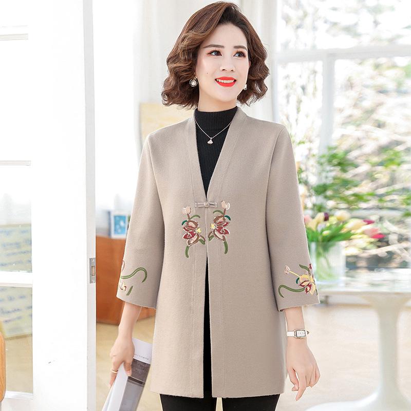 2025 Stylish Wide-Leg Coat & Noble Knitted Cardigan for Middle-Aged & Elderly Women: Elegant Spring & Autumn Wear L (105-120 jin) бежевый
2025 Stylish Wide-Leg Coat & Noble Knitted Cardigan for Middle-Aged & Elderly Women: Elegant Spring & Autumn Wear L (105-120 jin) бежевый