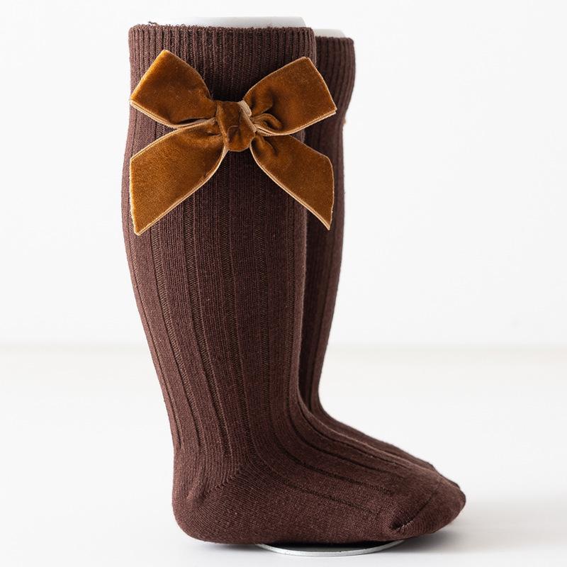 Velvet Bow Knee-High Socks for One-Year-Olds - European & American Style M for 12-24 months, fits foot length 10-12 cm кавовий
Velvet Bow Knee-High Socks for One-Year-Olds - European & American Style M for 12-24 months, fits foot length 10-12 cm кавовий