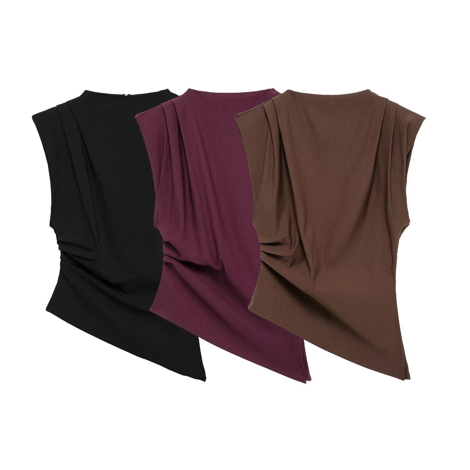 European & American Women s 2025 Early Spring Pleated Shoulder Pad Top 233027 Small коричневий
European & American Women s 2025 Early Spring Pleated Shoulder Pad Top 233027 Small коричневий