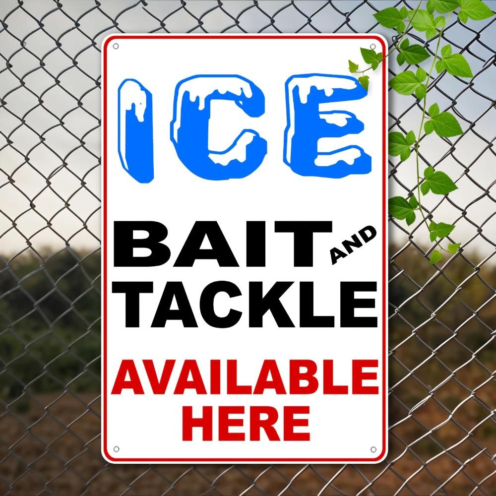 D Flat Metal Tin Sign Ice Bait Tackle Wall Decor x Inch 20x30cm(7.8x11.8inch)
D Flat Metal Tin Sign Ice Bait Tackle Wall Decor x Inch 20x30cm(7.8x11.8inch)