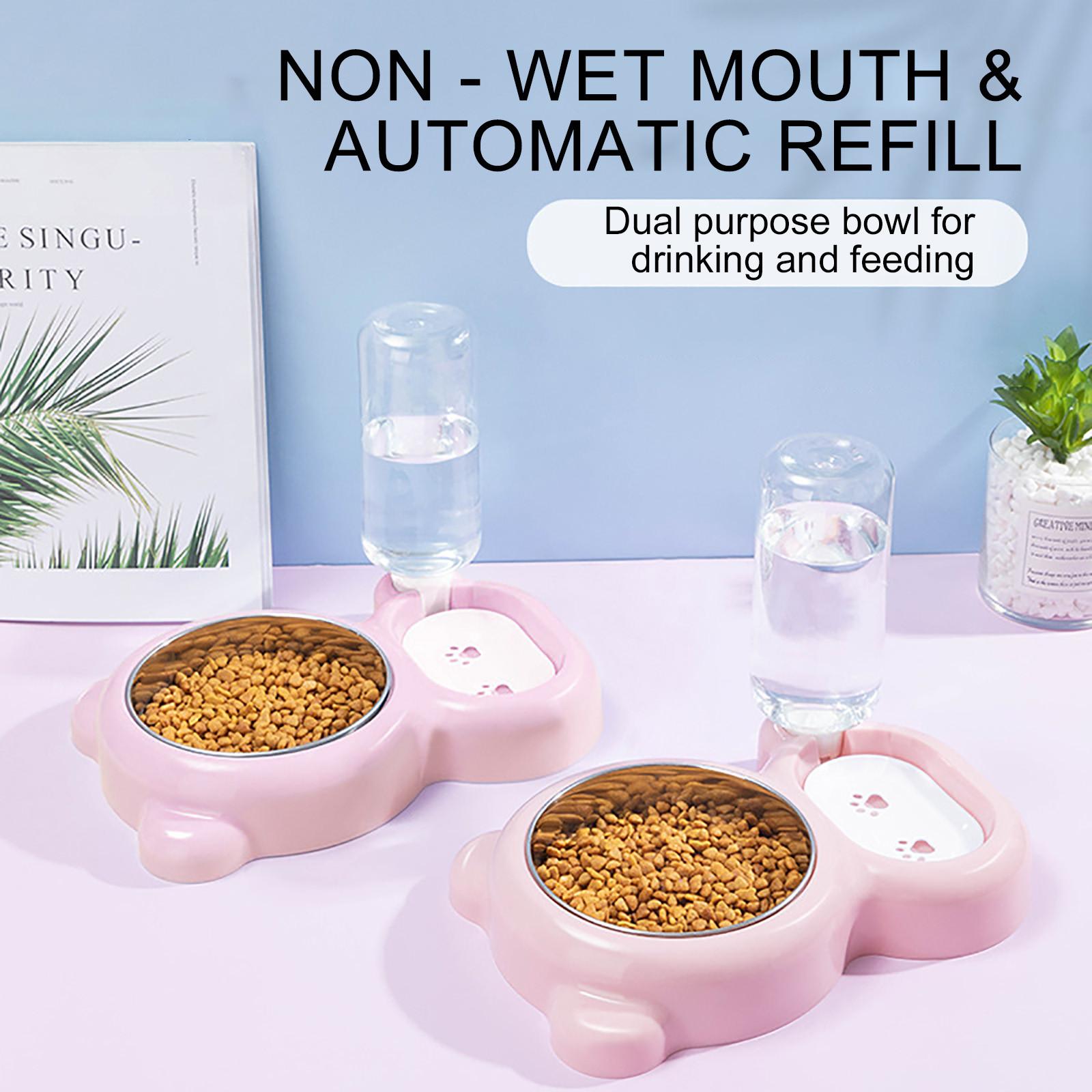 Bear Pet Bowl Dog Bowl Food Bowl Stainless Steel Multi Function Dog рожевий
Bear Pet Bowl Dog Bowl Food Bowl Stainless Steel Multi Function Dog рожевий