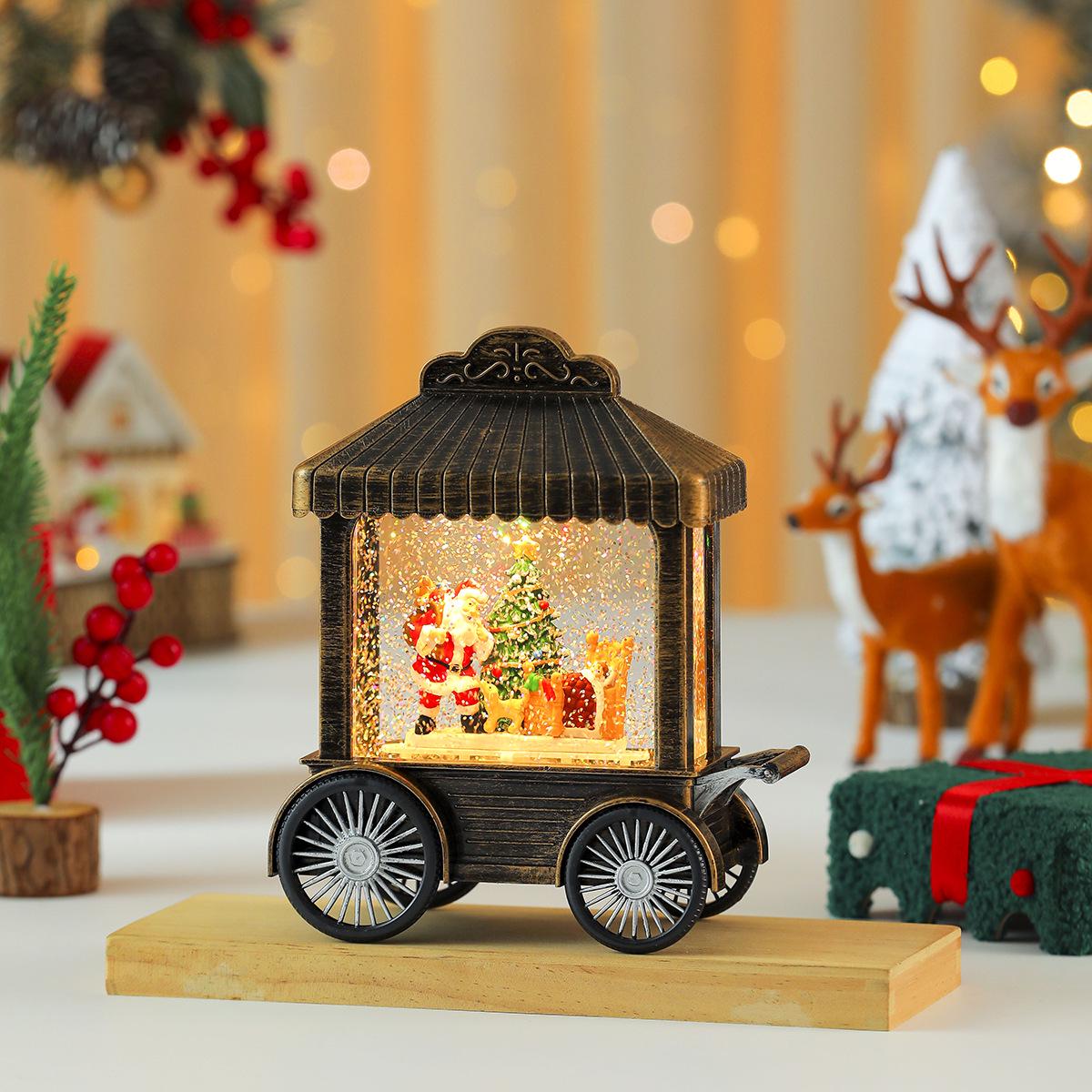 Santa Claus Snowfall Lamp Music Box: Christmas Night Light Ornament
Santa Claus Snowfall Lamp Music Box: Christmas Night Light Ornament