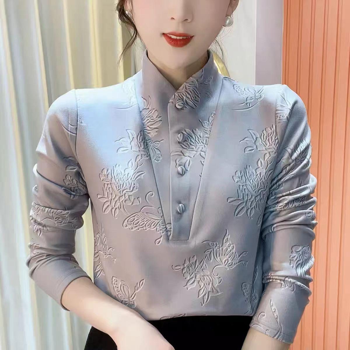 Douyin same 2025 autumn and winter new printing temperament fashionable long-sleeved age-reducing velvet bottom women s thin top 4XL
Douyin same 2025 autumn and winter new printing temperament fashionable long-sleeved age-reducing velvet bottom women s thin top 4XL