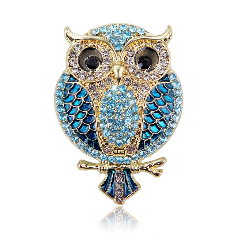 Brooch For Women Metal Owl Animal Rhinestone Pin Creative Fashion Jewelry For Coat Office Party Wear
Brooch For Women Metal Owl Animal Rhinestone Pin Creative Fashion Jewelry For Coat Office Party Wear