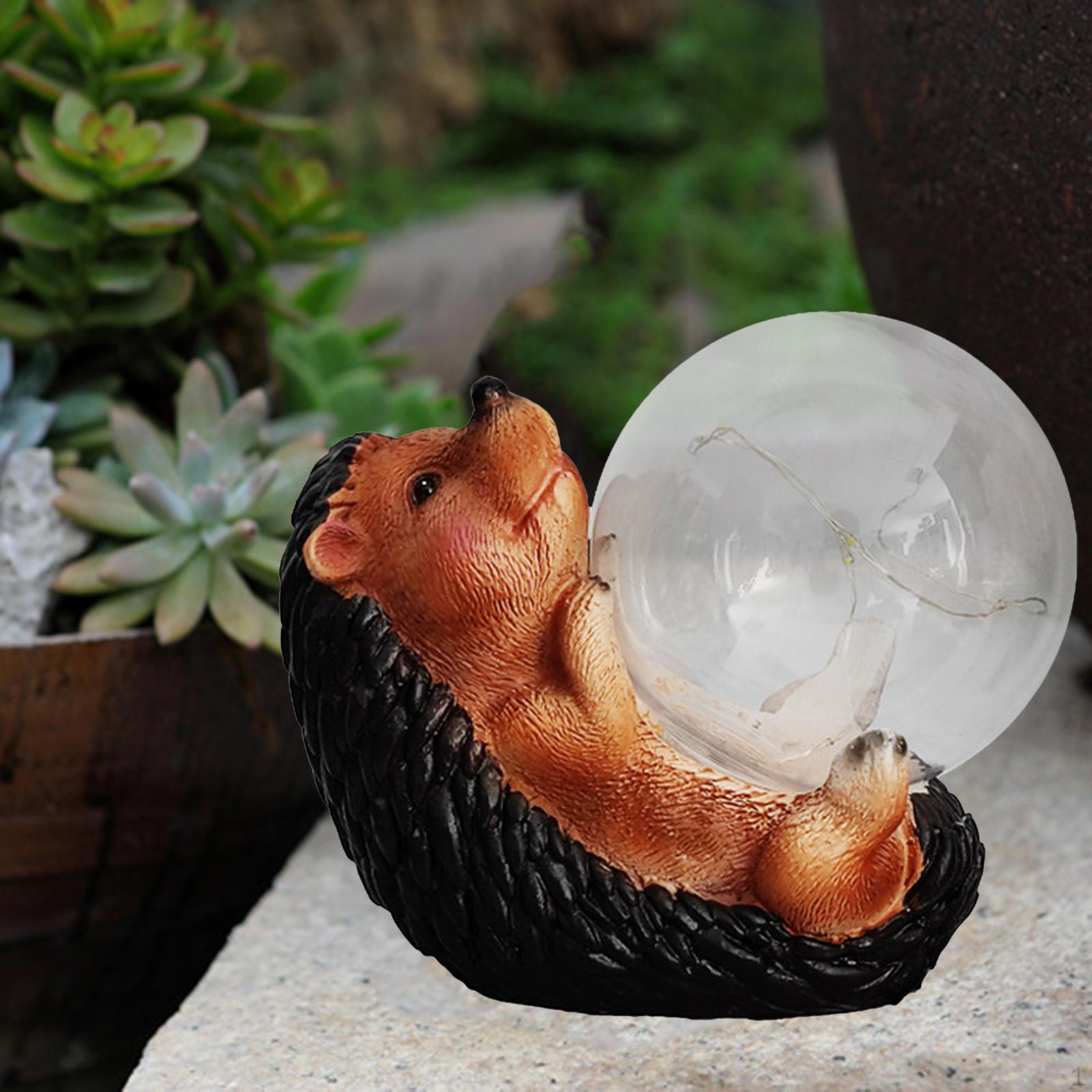 Solar Light Ornaments Beautifully Decor Sculpture Sturdy Cartoon Creative Decoration Statue for Hedgehog
Solar Light Ornaments Beautifully Decor Sculpture Sturdy Cartoon Creative Decoration Statue for Hedgehog