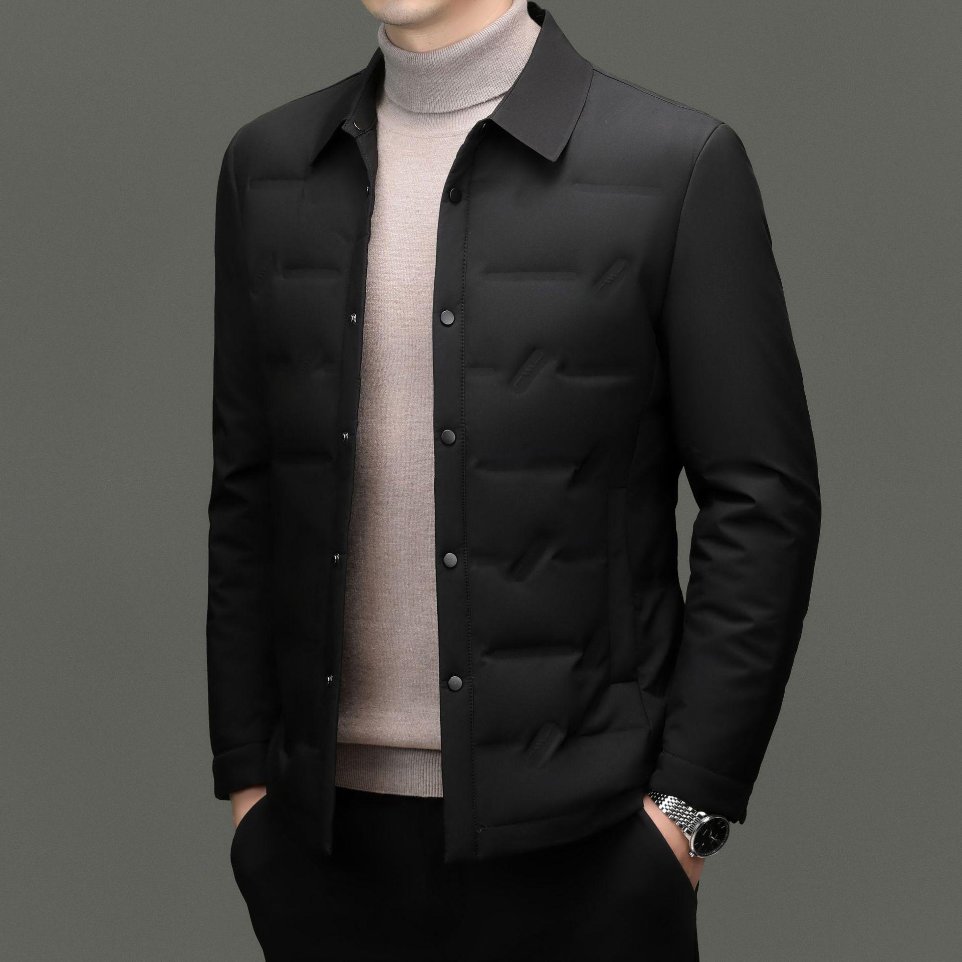 2025 Men s Lightweight Down Jacket - Warm Lapel Business Casual Winter Outerwear L / 175 cm (120-135 jin)
2025 Men s Lightweight Down Jacket - Warm Lapel Business Casual Winter Outerwear L / 175 cm (120-135 jin)