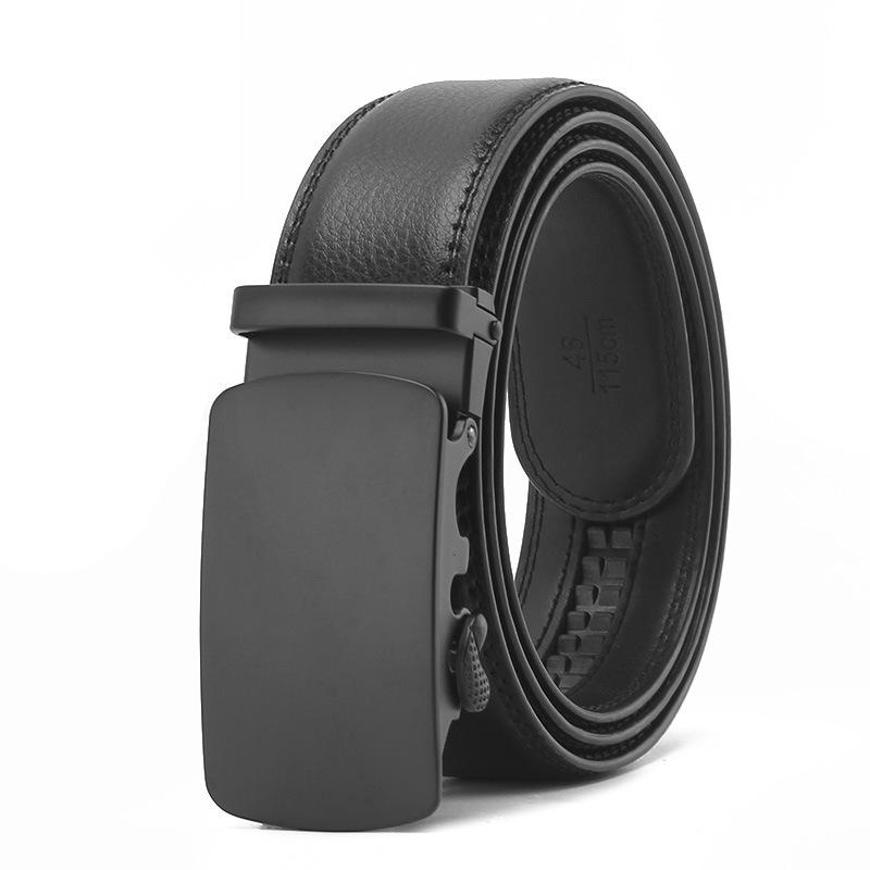 Swimming Black Automatic Buckle Open Side Two Layer Cowhide Belt Business Casual Men s Trendy Belt 110-130cm
Swimming Black Automatic Buckle Open Side Two Layer Cowhide Belt Business Casual Men s Trendy Belt 110-130cm