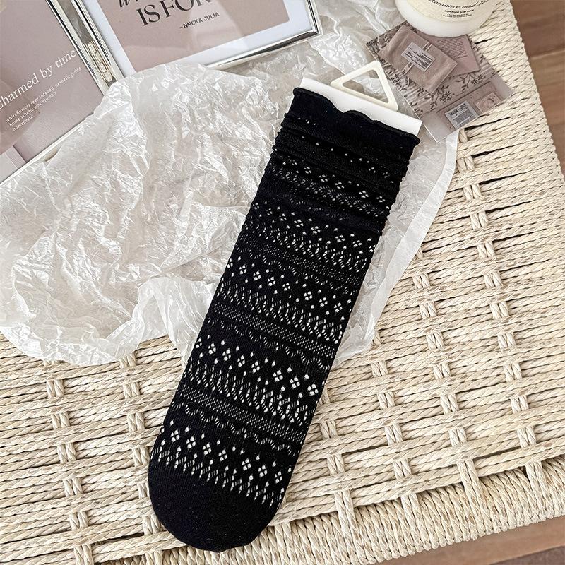 Thin Style Children s Mesh Open-weave Breathable Mid-calf Socks, Solid Color, Versatile, Stackable, Non-stretch Socks 1 pair чорний
Thin Style Children s Mesh Open-weave Breathable Mid-calf Socks, Solid Color, Versatile, Stackable, Non-stretch Socks 1 pair чорний
