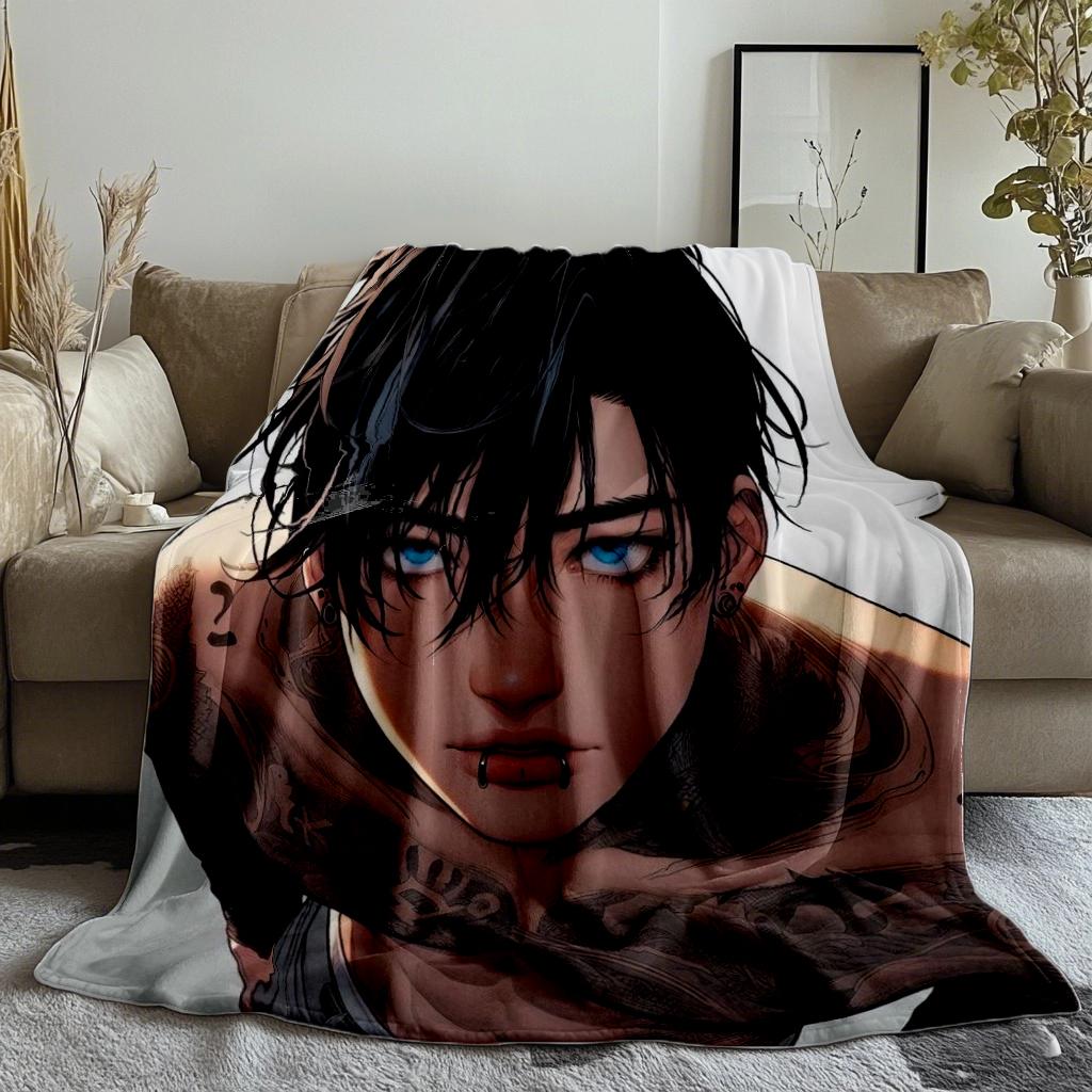 1Pcs Anime villain is handsome soft Thin Blanket Flannel Decoration Suitable for sofas bedrooms air-conditioned rooms Gifts 130x150cm
1Pcs Anime villain is handsome soft Thin Blanket Flannel Decoration Suitable for sofas bedrooms air-conditioned rooms Gifts 130x150cm