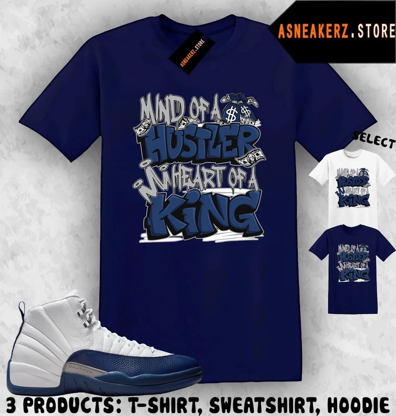 Shirt To Match AJ 12 French Blue 2025 Sneaker Matching Tee Hustle King T-Shirt M
Shirt To Match AJ 12 French Blue 2025 Sneaker Matching Tee Hustle King T-Shirt M