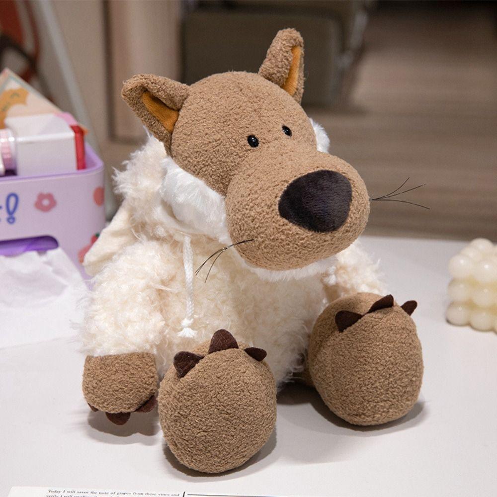 PP Cotton Wolf in Sheep Plush Toys Cute Animal Sheep&Wolf Plush Doll Kids Gift 25cm-Wolf A
PP Cotton Wolf in Sheep Plush Toys Cute Animal Sheep&Wolf Plush Doll Kids Gift 25cm-Wolf A