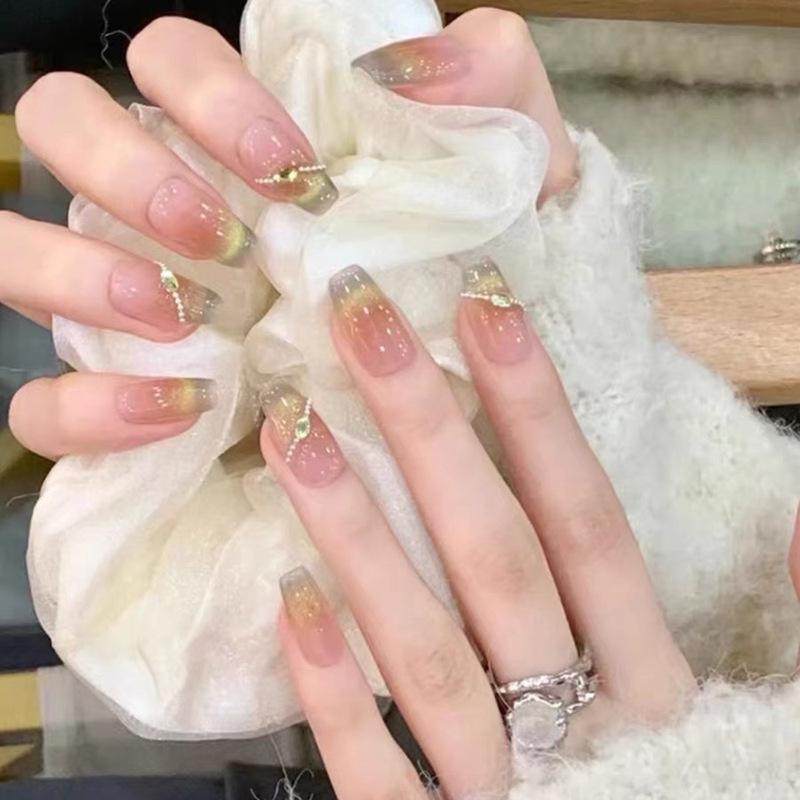 Маникюр «Кошачий глаз» омбре ручной работы – Высококачественные отбеливающие накладные типсы Small
Маникюр «Кошачий глаз» омбре ручной работы – Высококачественные отбеливающие накладные типсы Small