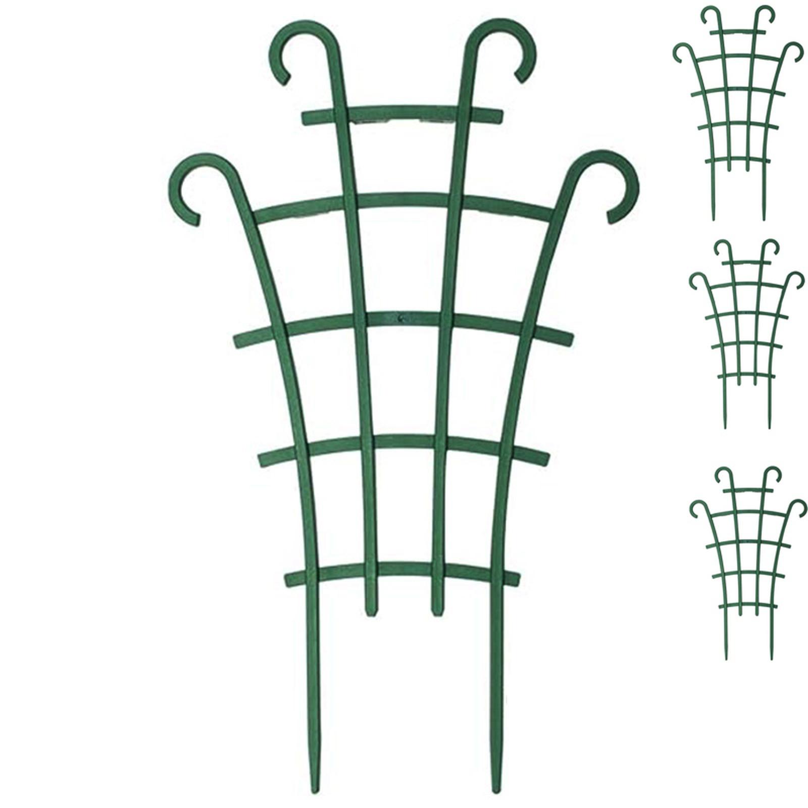 Garden Plant Support Trellis Set 4 Pieces Climbing Plant Stakes for Vines Flowering Plants Rose Vine Climbing Frame Plant Support Poles one size
Garden Plant Support Trellis Set 4 Pieces Climbing Plant Stakes for Vines Flowering Plants Rose Vine Climbing Frame Plant Support Poles one size
