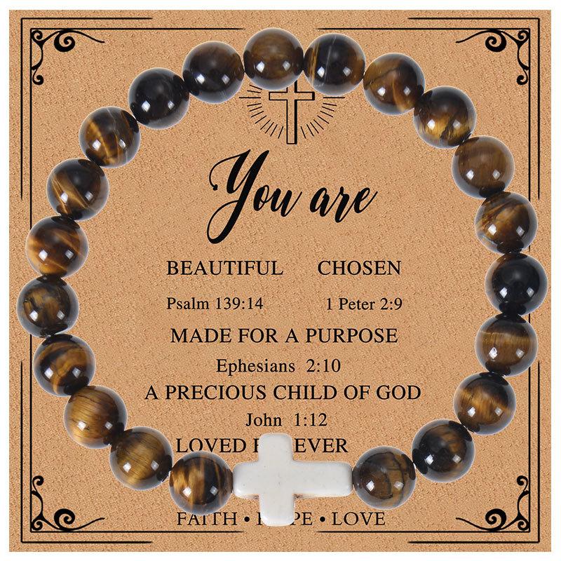 JYL TS Bracelet Vintage Cross Detail Wards Off Negativity & Brings Peace tiger eye іспанська viridian кольору
JYL TS Bracelet Vintage Cross Detail Wards Off Negativity & Brings Peace tiger eye іспанська viridian кольору