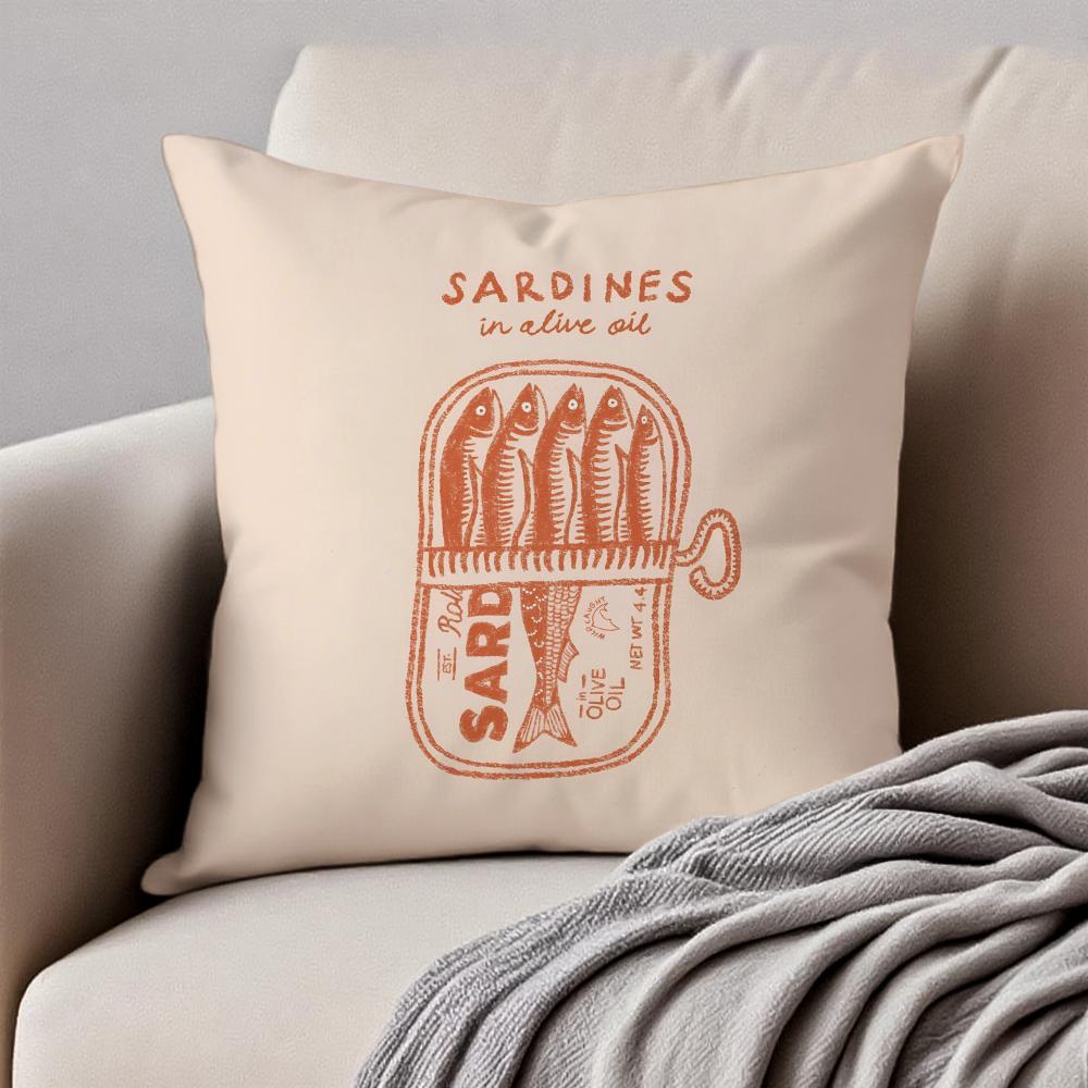 Cute Coastal Charm Sardines Art Design Cushion Cover Pillowcase Antidustmite Invisible Zipper Short Plush Sofa Cushion 30X30cm
Cute Coastal Charm Sardines Art Design Cushion Cover Pillowcase Antidustmite Invisible Zipper Short Plush Sofa Cushion 30X30cm