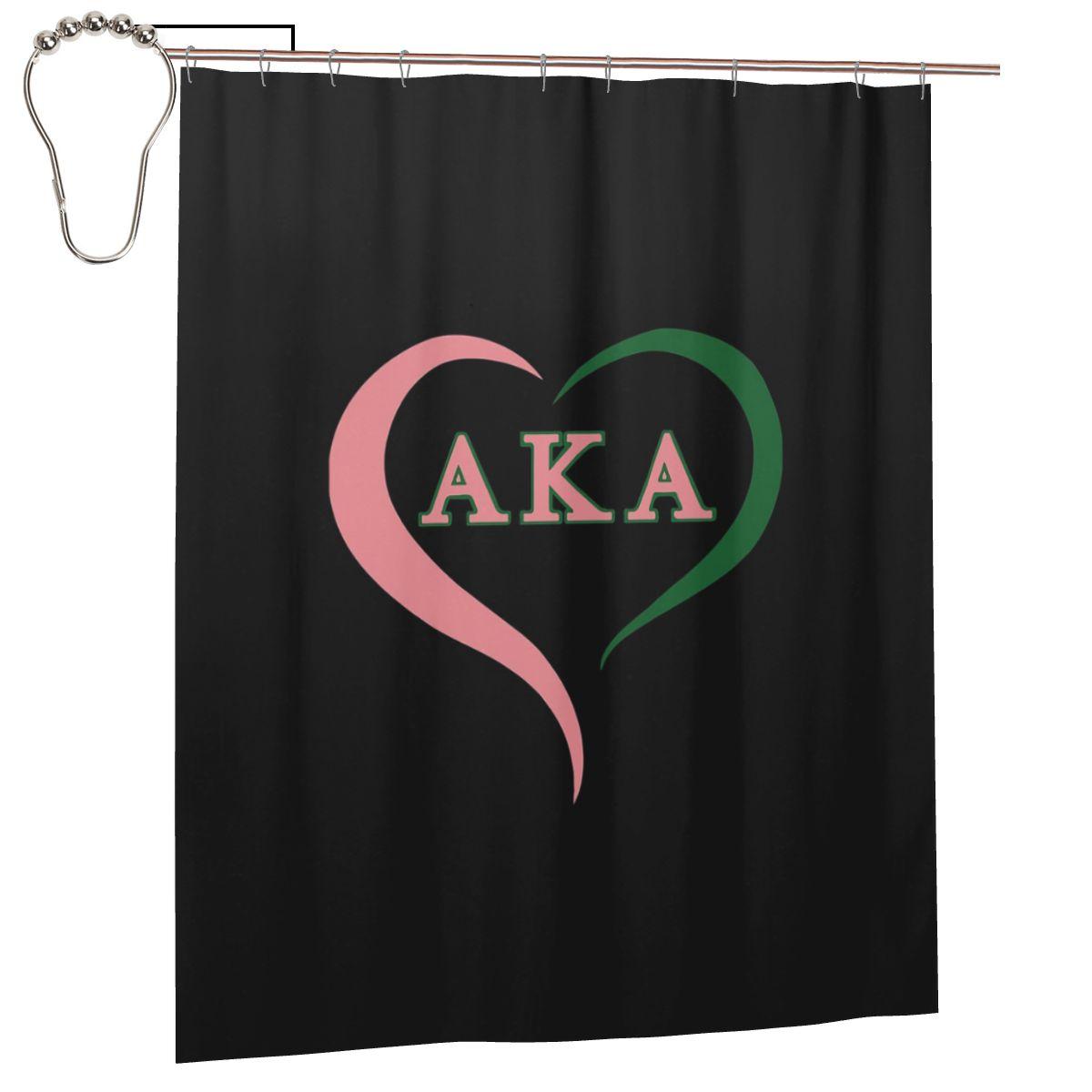 Sorority Gifts Aka Shower Curtain Bathroom Polyester Waterproof Bath Curtains With Hooks W60H190(CM)-1 Pcs
Sorority Gifts Aka Shower Curtain Bathroom Polyester Waterproof Bath Curtains With Hooks W60H190(CM)-1 Pcs