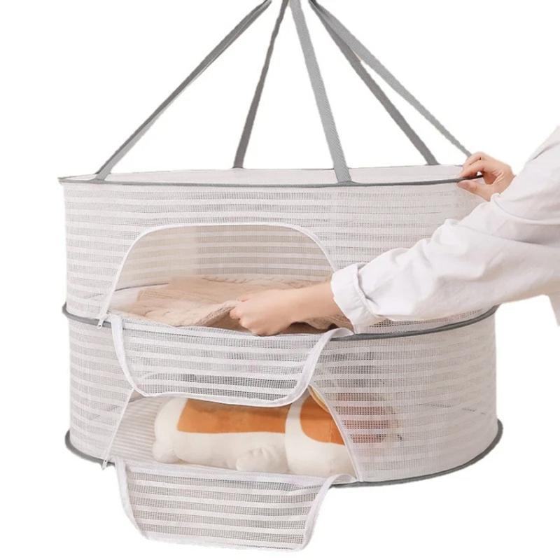 40x60CM Drying Rack 2 Layers Polyester+Steel Wire Hanging Net Food Dry Net Sweater Drying Rack Type A
40x60CM Drying Rack 2 Layers Polyester+Steel Wire Hanging Net Food Dry Net Sweater Drying Rack Type A