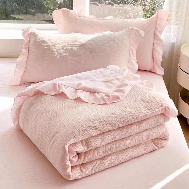 Cool Blanket Quilt For Summer 2025 New Wave Bubble Summer Cool Quilt For Single Soybean Fiber Thin Quilt Air Conditioning 150x200 1pcs
Cool Blanket Quilt For Summer 2025 New Wave Bubble Summer Cool Quilt For Single Soybean Fiber Thin Quilt Air Conditioning 150x200 1pcs