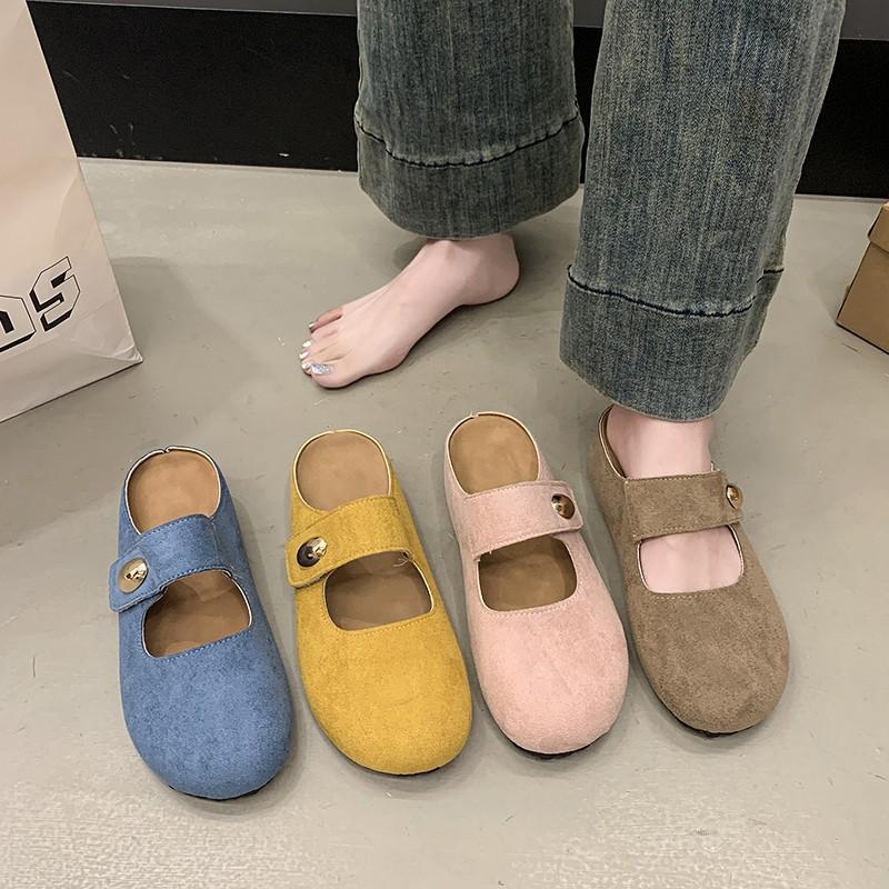 Thick-soled slippers for women s outerwear 2025 spring and autumn new models with casual one-pedal bag slippers 35 синій
Thick-soled slippers for women s outerwear 2025 spring and autumn new models with casual one-pedal bag slippers 35 синій