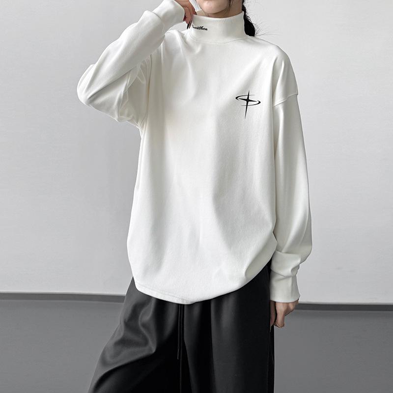 Winter 2025 Men s High Neck Base Layer Sweatshirt - Loose Fit Long Sleeve T-shirt L белый
Winter 2025 Men s High Neck Base Layer Sweatshirt - Loose Fit Long Sleeve T-shirt L белый