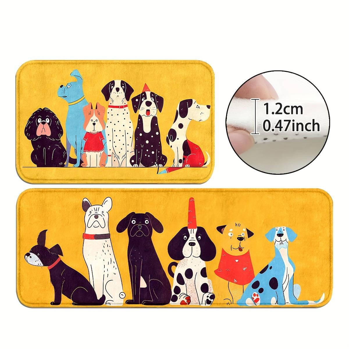 VIKAMA Yellow Carpet Cute Puppy Family Carpet 2pc Kitchen Rug Soft Doormat Welcome Mat Warm Living Room Carpet Rug For Bedroom 40X60CM (1.3X2FT
VIKAMA Yellow Carpet Cute Puppy Family Carpet 2pc Kitchen Rug Soft Doormat Welcome Mat Warm Living Room Carpet Rug For Bedroom 40X60CM (1.3X2FT