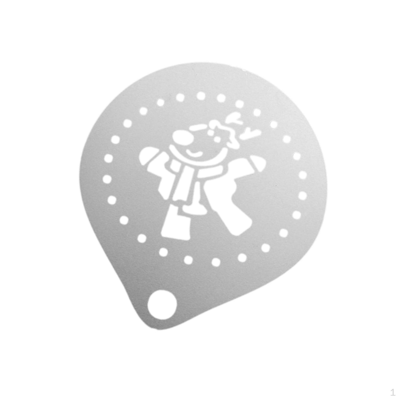 Трафарет для торта, шаблоны для латте-арта из пенопласта, трафареты из нержавеющей стали, инструмент для украшения овсянки Deer
Трафарет для торта, шаблоны для латте-арта из пенопласта, трафареты из нержавеющей стали, инструмент для украшения овсянки Deer