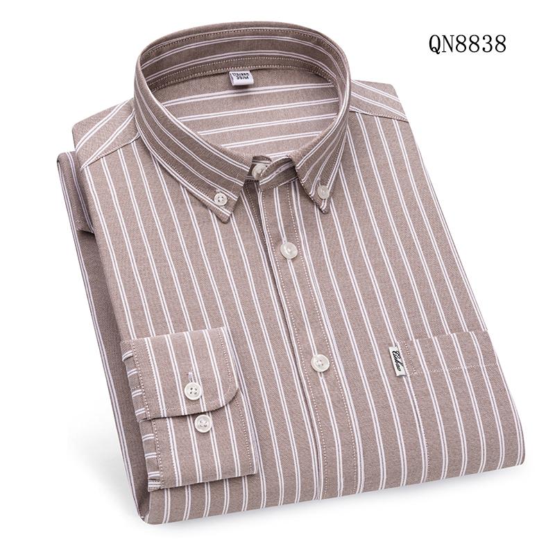 S - 6XL 100% Cotton Classic Stripes Plaid Shirts Men Long Sleeves Casual Soft Cozy Men Shirt Long Sleeve Pocket Male Clothess 40
S - 6XL 100% Cotton Classic Stripes Plaid Shirts Men Long Sleeves Casual Soft Cozy Men Shirt Long Sleeve Pocket Male Clothess 40