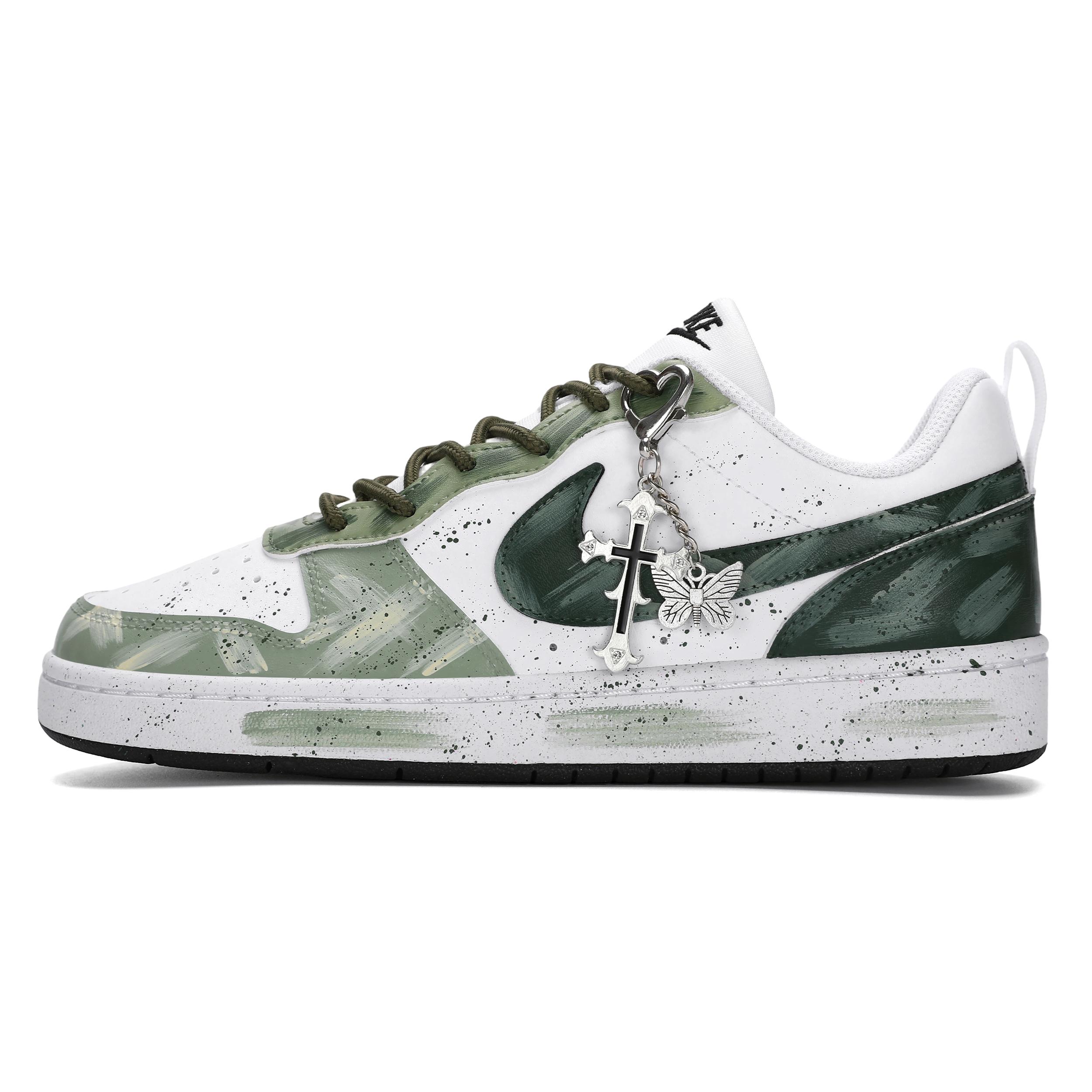 Nike Court Borough Abrasion Resistant Slip Resistant Low top Skateboard Shoes Women s Green DV5456-104(Team943-) 38.5
Nike Court Borough Abrasion Resistant Slip Resistant Low top Skateboard Shoes Women s Green DV5456-104(Team943-) 38.5