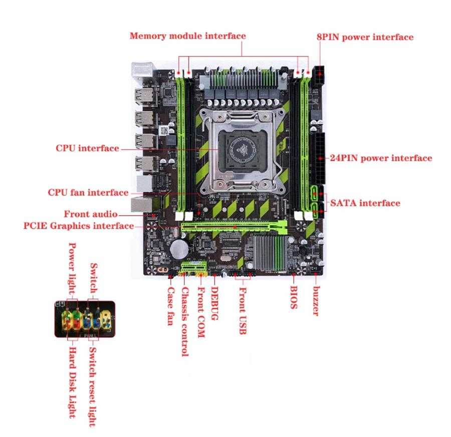 X79G x79 lga 2011 usb2.0 SATA3 motherboard with support for reg ecc memory and XEON e54ddr3 PCI-e NVME m.2 processor
X79G x79 lga 2011 usb2.0 SATA3 motherboard with support for reg ecc memory and XEON e54ddr3 PCI-e NVME m.2 processor