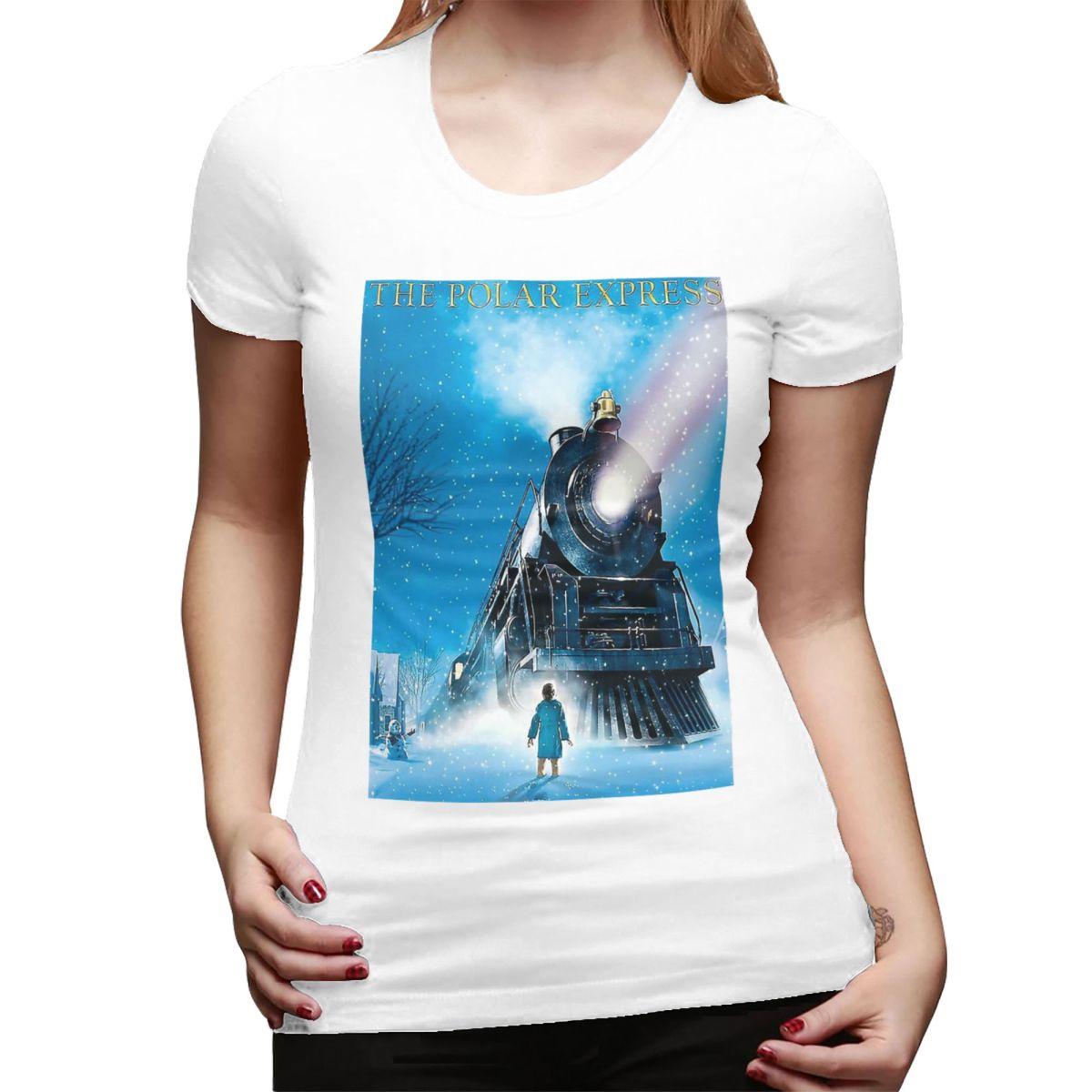 The Polar Express TShirt for Women ONeck Streetwear T Shirts Womens Short Sleeve Summer Clothes Tops S
The Polar Express TShirt for Women ONeck Streetwear T Shirts Womens Short Sleeve Summer Clothes Tops S