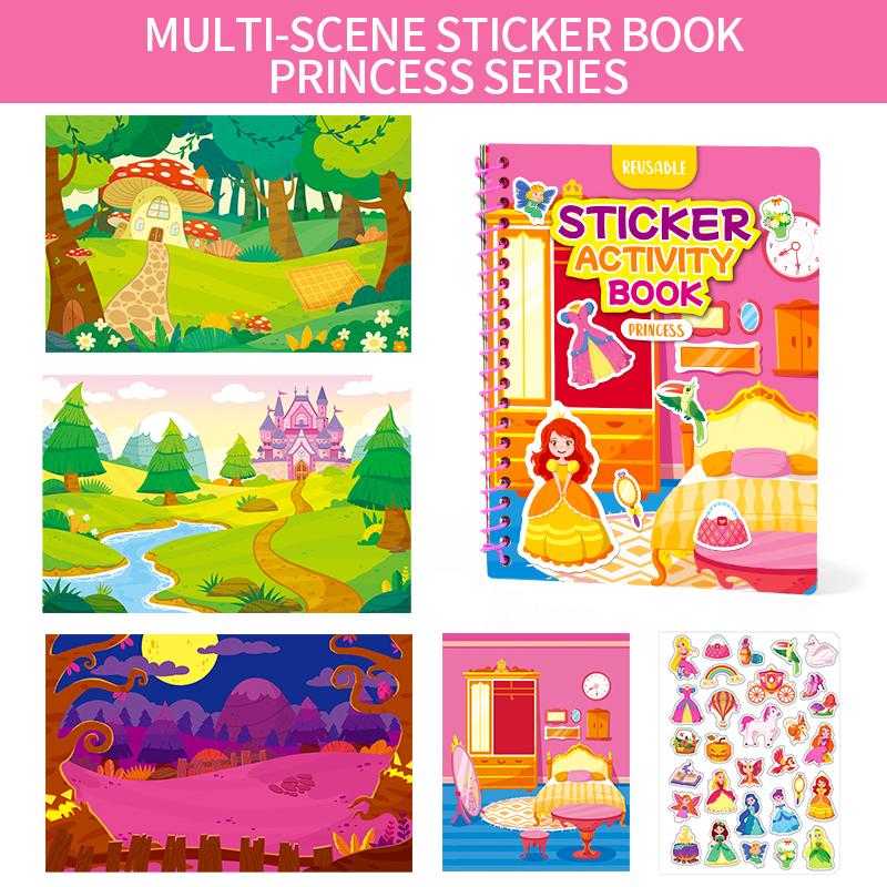 Children Reusable Jelly Sticker Book Creative Multi-Theme Cartoon Stickers Portable DIY Montessori Book Sticker Toy for Kids
Children Reusable Jelly Sticker Book Creative Multi-Theme Cartoon Stickers Portable DIY Montessori Book Sticker Toy for Kids
