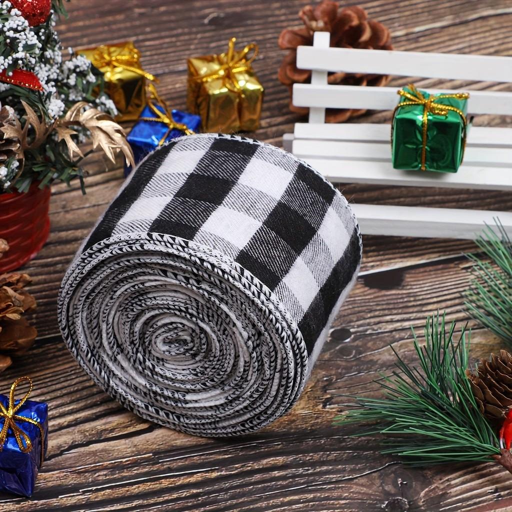 Checkered Polyester Durable Ribbon Roll In Classic Black And White For Festive Crafts And Home Decor
Checkered Polyester Durable Ribbon Roll In Classic Black And White For Festive Crafts And Home Decor