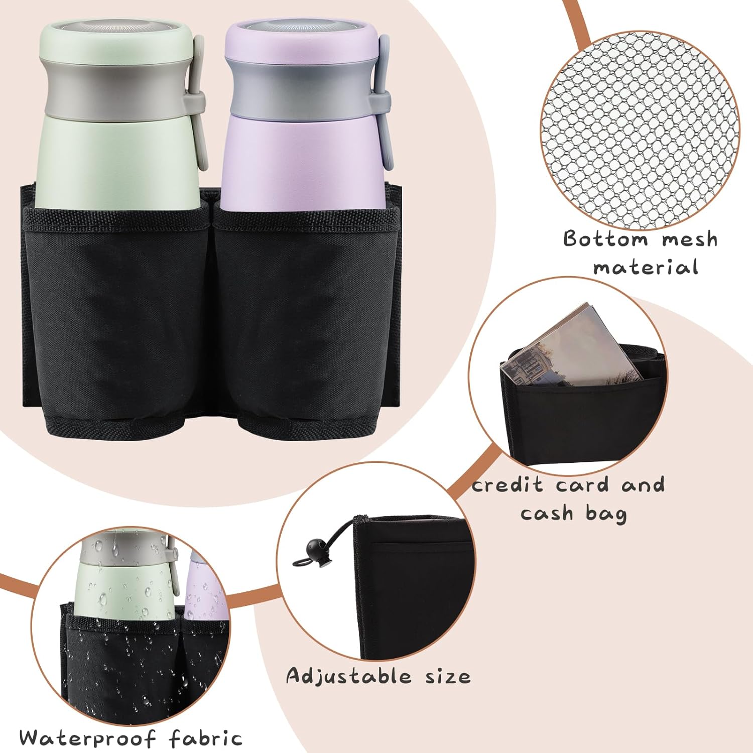 1-2Pcs Luggage Cup Holder for Suitcases Luggage Travel Cup Holder Essential Luggage Accessories for Travelers Flight Attendants
1-2Pcs Luggage Cup Holder for Suitcases Luggage Travel Cup Holder Essential Luggage Accessories for Travelers Flight Attendants