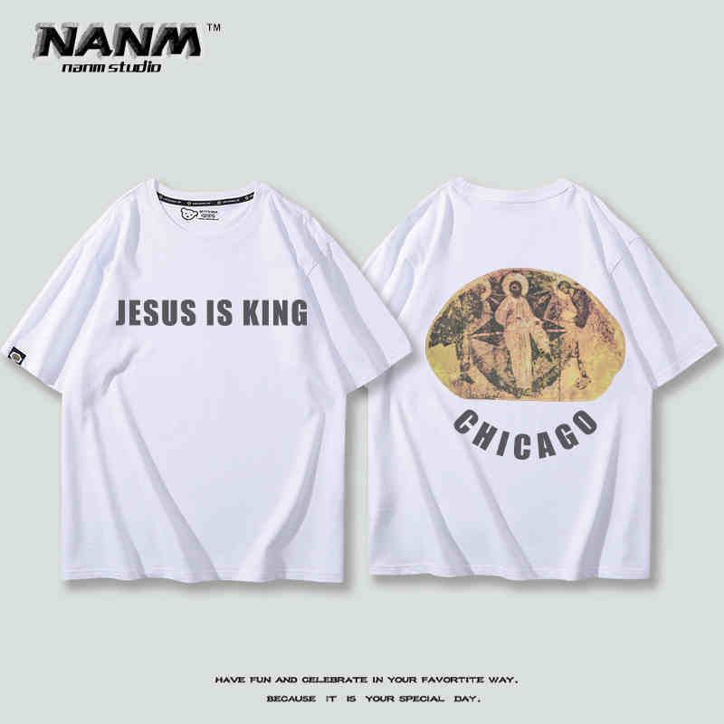 2024 New Fashion KANYE with Short Sleeve T-shirt Boys Kanye Music Festival Three Gods Religious Oil Loose Hip Hop Half Sleeve 4XL
2024 New Fashion KANYE with Short Sleeve T-shirt Boys Kanye Music Festival Three Gods Religious Oil Loose Hip Hop Half Sleeve 4XL