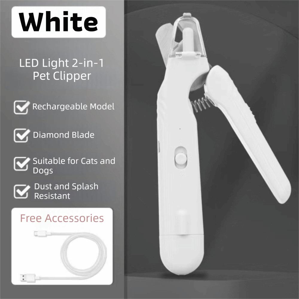 Pet Tool Quiet Pet Nail Clippers with 2 LED Lights Splash Guard Dog Nail Grinder USB charging Claw Trimmer Dogs белый
Pet Tool Quiet Pet Nail Clippers with 2 LED Lights Splash Guard Dog Nail Grinder USB charging Claw Trimmer Dogs белый