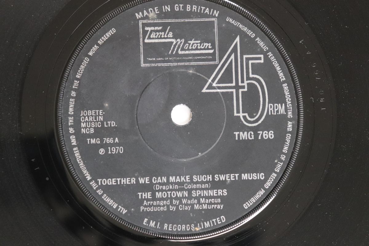 7inch Record SPINNERS - Together We Can Make Such Sweet Mus TMG766 TAMLA MOTOWN 1971 UK Soul/Funk Used
7inch Record SPINNERS - Together We Can Make Such Sweet Mus TMG766 TAMLA MOTOWN 1971 UK Soul/Funk Used