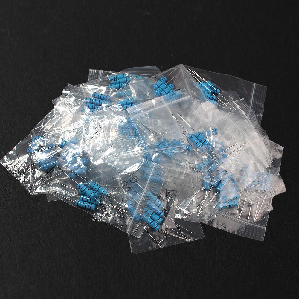 150PCS 3W 1% Metal Film Resistance Kit, 0.1R~750R 30 значень*5PCS пакет резисторів Різний комплект 10R 15R 20R 27R 0.5R 100R 150R
150PCS 3W 1% Metal Film Resistance Kit, 0.1R~750R 30 значень*5PCS пакет резисторів Різний комплект 10R 15R 20R 27R 0.5R 100R 150R