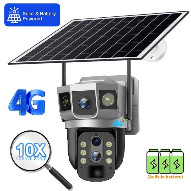 Сонячна 12-мегапіксельна камера виявлення руху 10-кратне збільшення довша та чіткіша PTZ-спостереження SIM-карта 4G Захист будинку на вулиці Відеоспостереження новий колір автомобіля
Сонячна 12-мегапіксельна камера виявлення руху 10-кратне збільшення довша та чіткіша PTZ-спостереження SIM-карта 4G Захист будинку на вулиці Відеоспостереження новий колір автомобіля