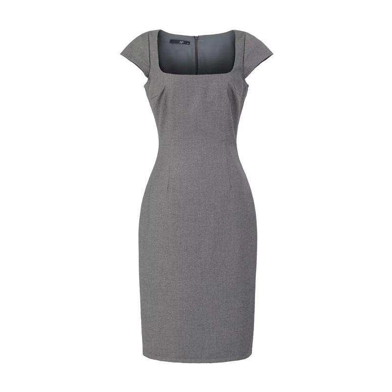 Women s Retro Gold Wind-Gray Square Neck Waist-Cinched Short-Sleeved Slit Skirt Dress Medium серый
Women s Retro Gold Wind-Gray Square Neck Waist-Cinched Short-Sleeved Slit Skirt Dress Medium серый