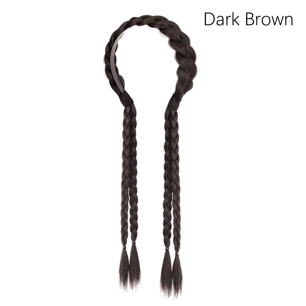 1Pcs Durable Ponytail Wig Headband Long Braid Synthetic Wig Braid 45cm Hair Wig Piece Party Styling Accessories темно-коричневого
1Pcs Durable Ponytail Wig Headband Long Braid Synthetic Wig Braid 45cm Hair Wig Piece Party Styling Accessories темно-коричневого