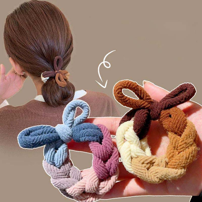 New Design Bow Hair Ties Colorful Hand-woven Hair Ropes For Women HIgh Elastic Scrunchies Thickened Hairband Hair Accessories
New Design Bow Hair Ties Colorful Hand-woven Hair Ropes For Women HIgh Elastic Scrunchies Thickened Hairband Hair Accessories