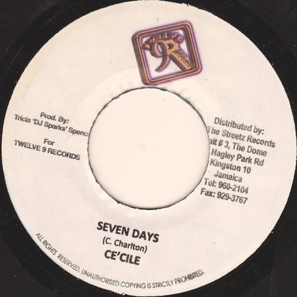 7-дюймовая пластинка CECILE Seven Days NONE Twelve 9 Record 2008 Ямайка Регги Ска Даб Б/у
7-дюймовая пластинка CECILE Seven Days NONE Twelve 9 Record 2008 Ямайка Регги Ска Даб Б/у